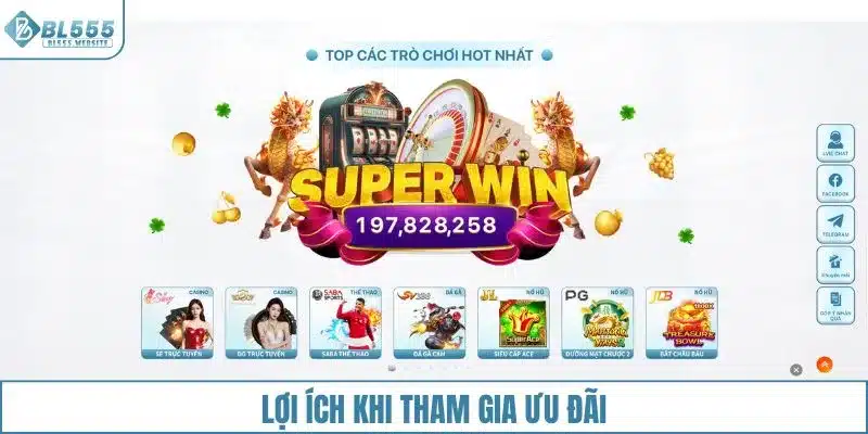 Lợi ích khi tham gia ưu đãi