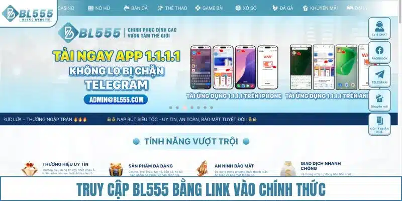 Truy cập BL555 bằng link vào chính thức
