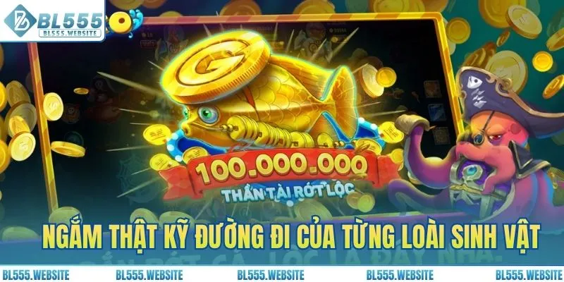 Ngắm thật kỹ đường đi của từng loài sinh vật